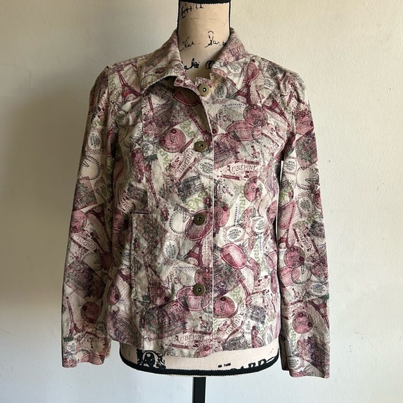 Y2K Christopher & Banks Paris Jacket Size Small - Picture 4 of 15